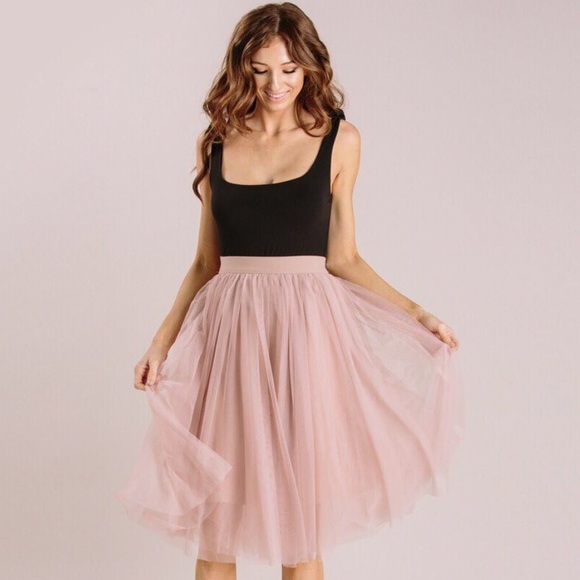 Morning Lavender Dresses & Skirts - Morning Lavender Eloise Tulle Midi Skirt